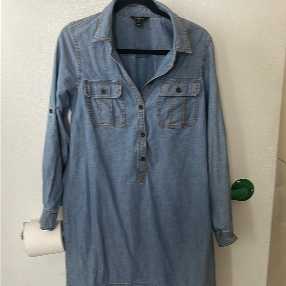 J. Crew Light Blue Denim Dress